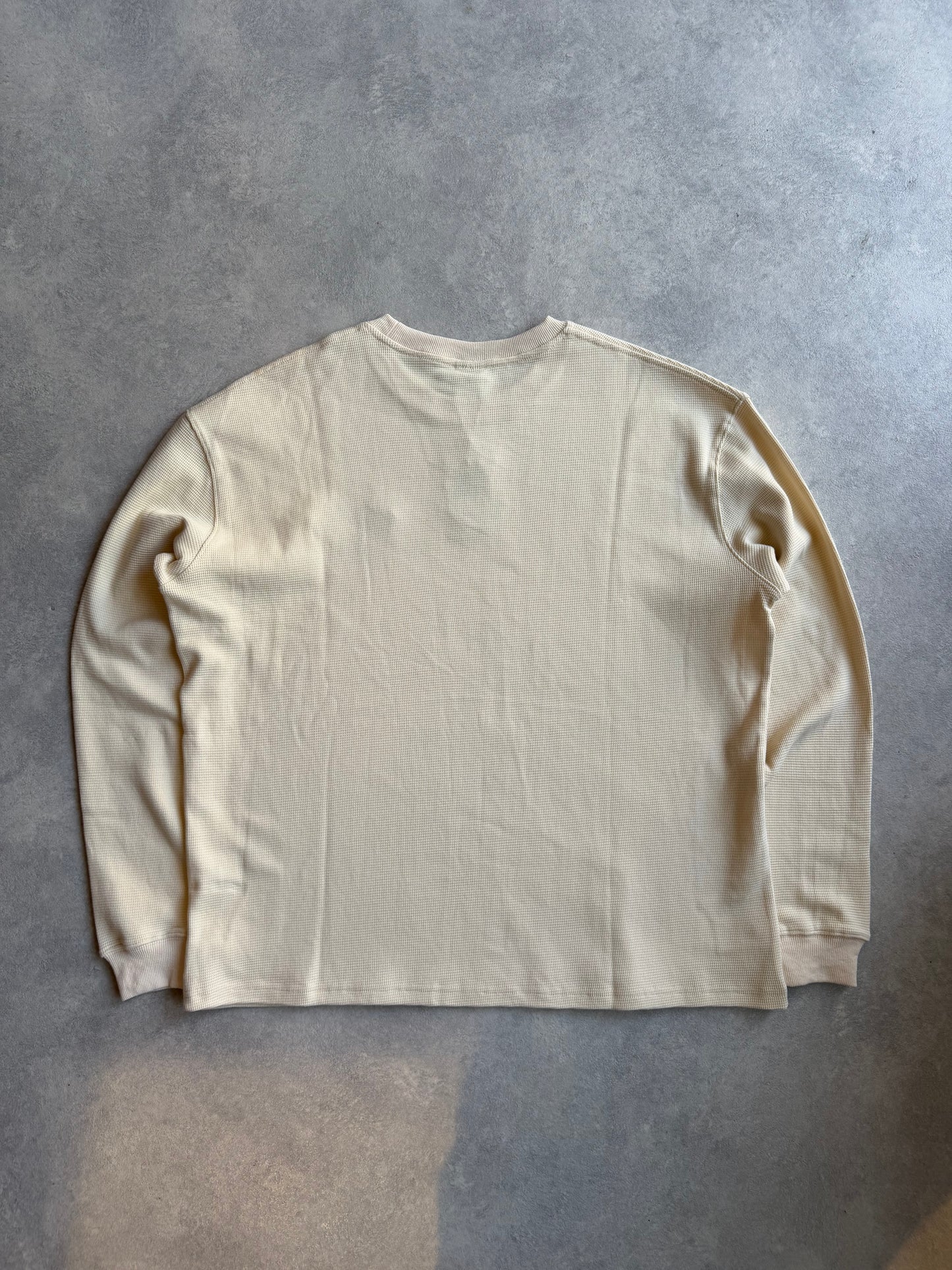 Basic Mokum Waffle Longsleeve Beige