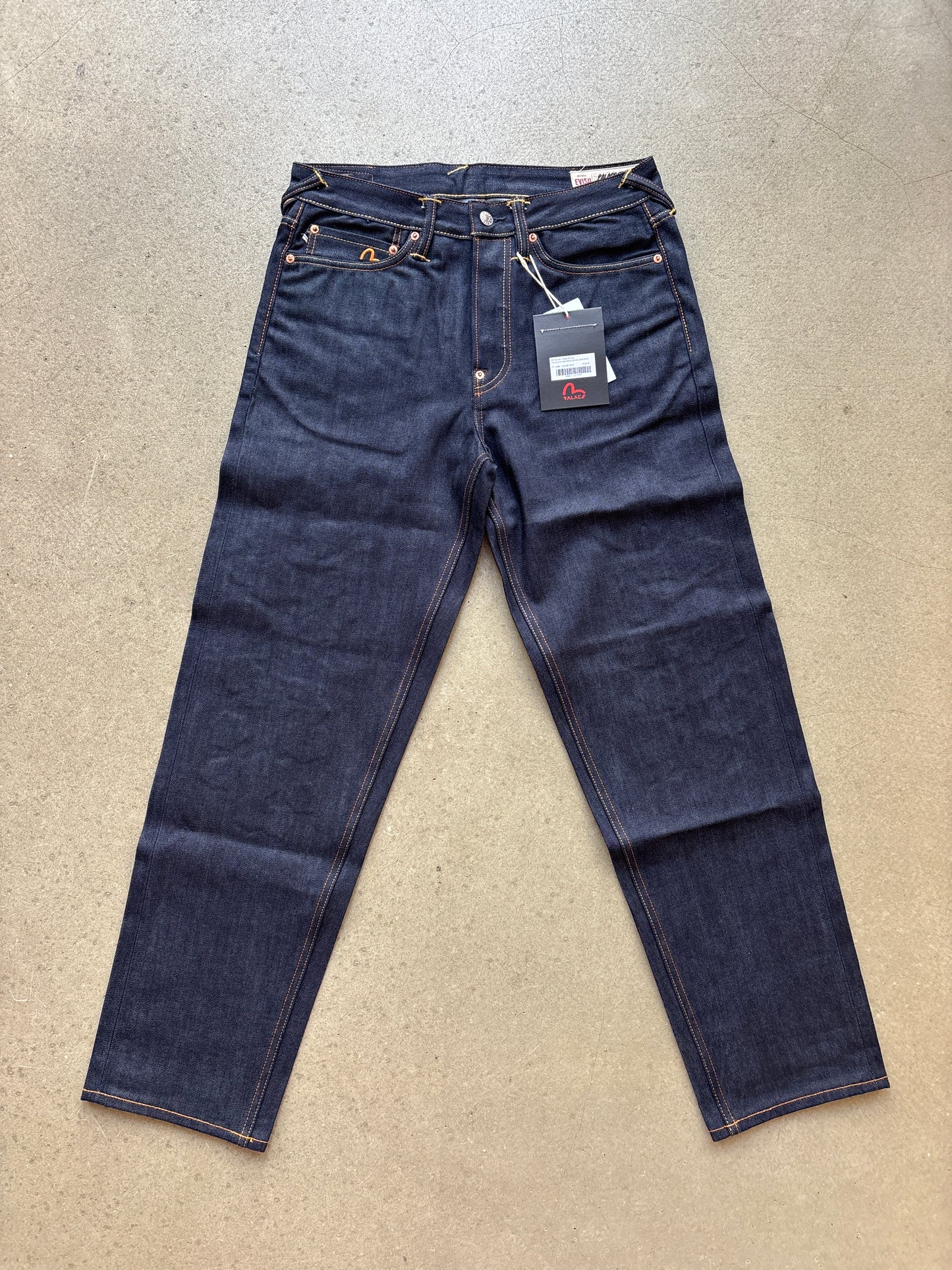 Palace x Evisu Dice Denim Jean Raw