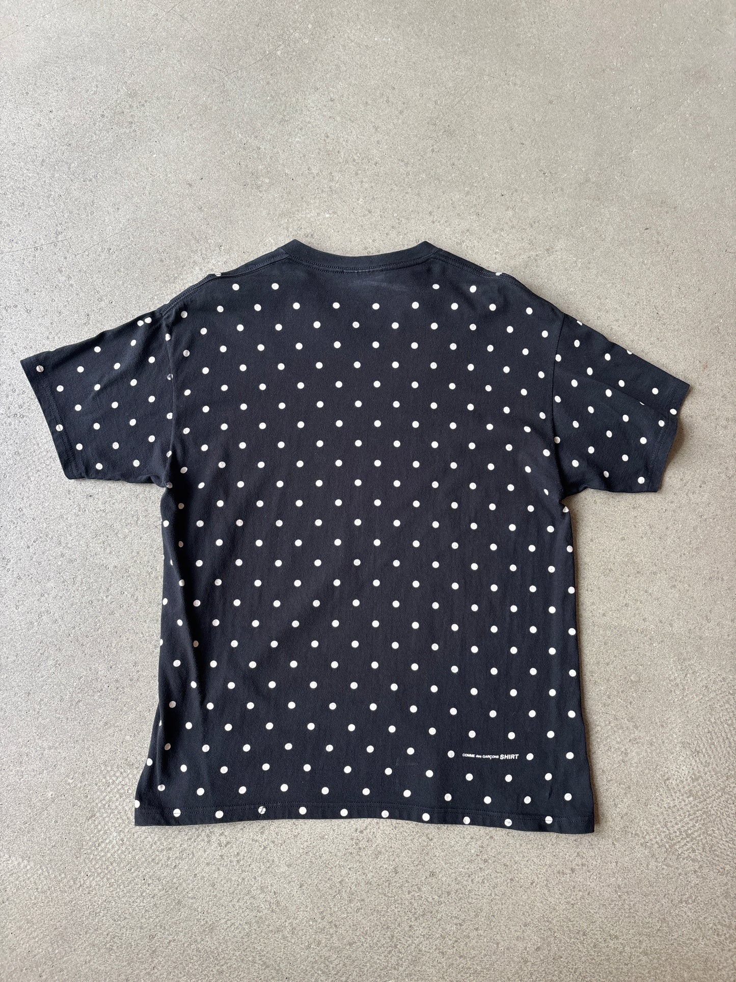 Supreme x CDG Polka Dot Box Logo Tee Size XL