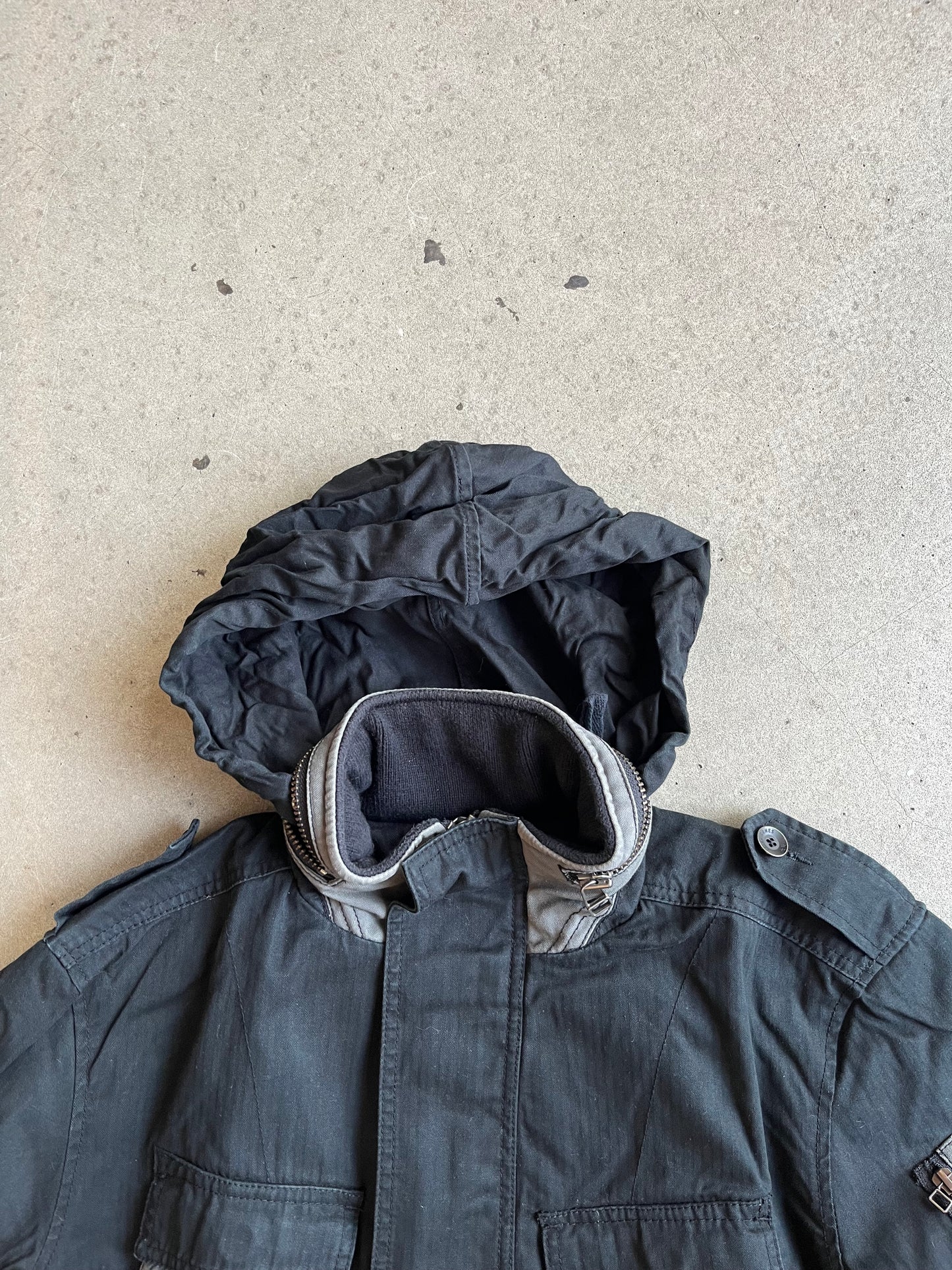 Evisu Tactical Workwear Jacket Black XL
