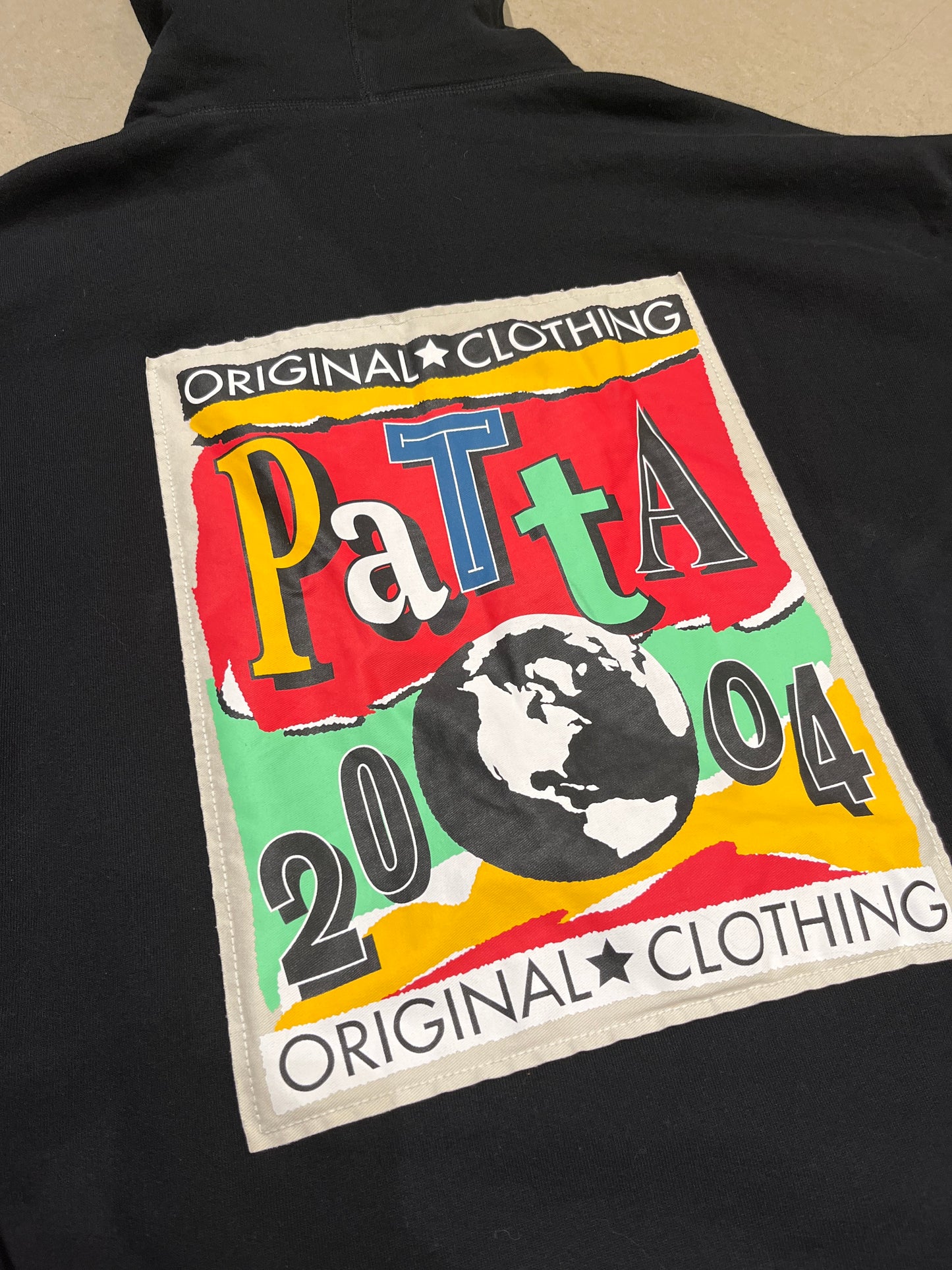 Patta Hoodie Patch On The Back Black XL