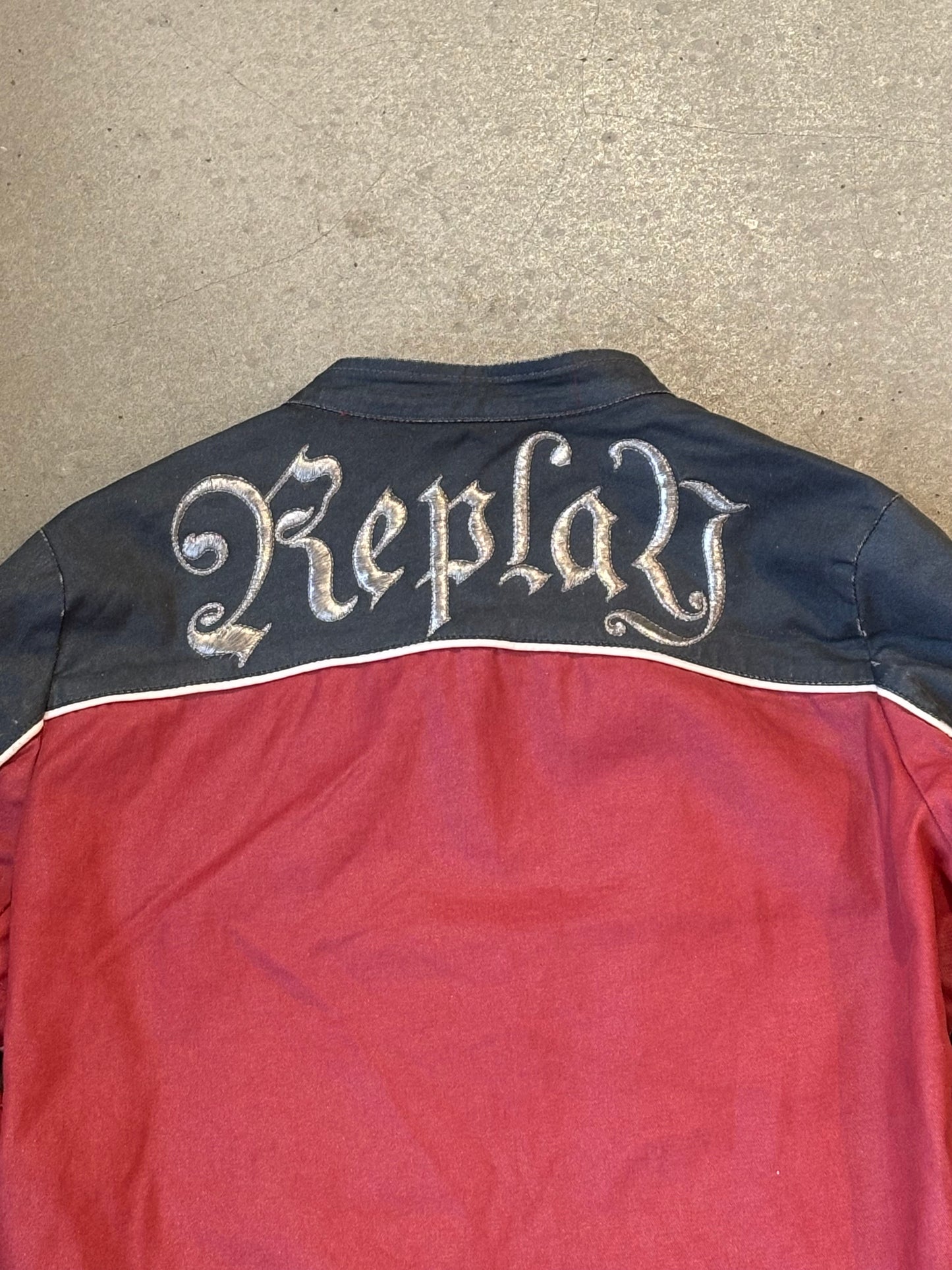 Replay Rose Embroidery Jacket
