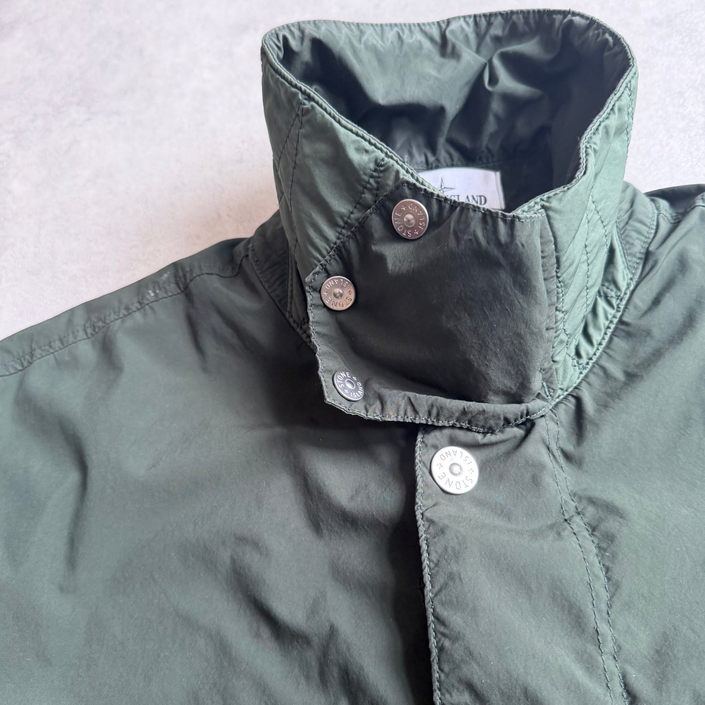 Stone Island  Light Compact Touch Poly-Tc Jacket Army Green XL