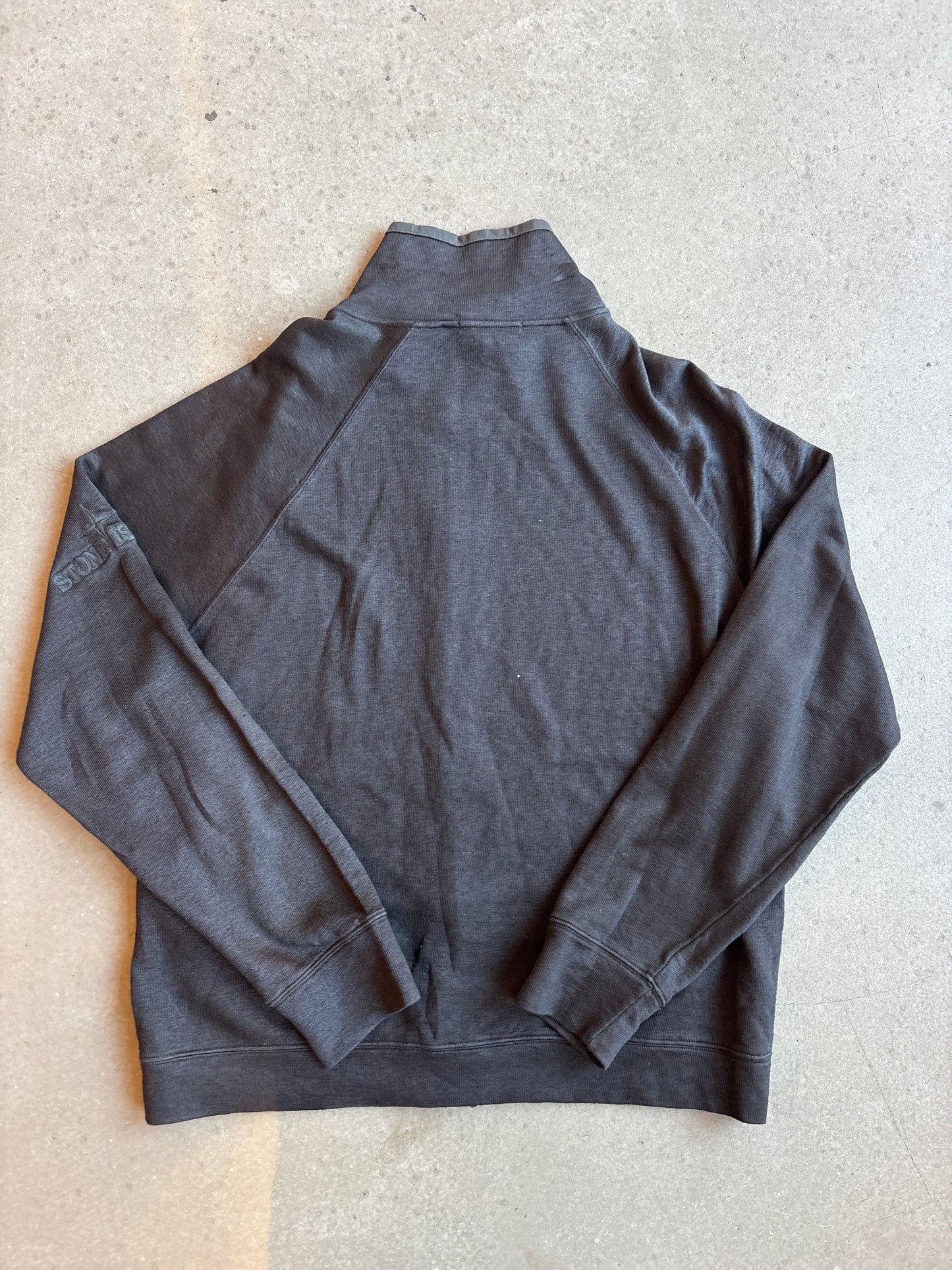 Stone Island Lino Flax Zip-up Brown XL