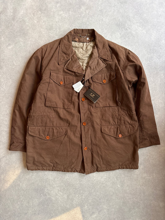 Vintage CP Company Lined Field Jacket Brown
