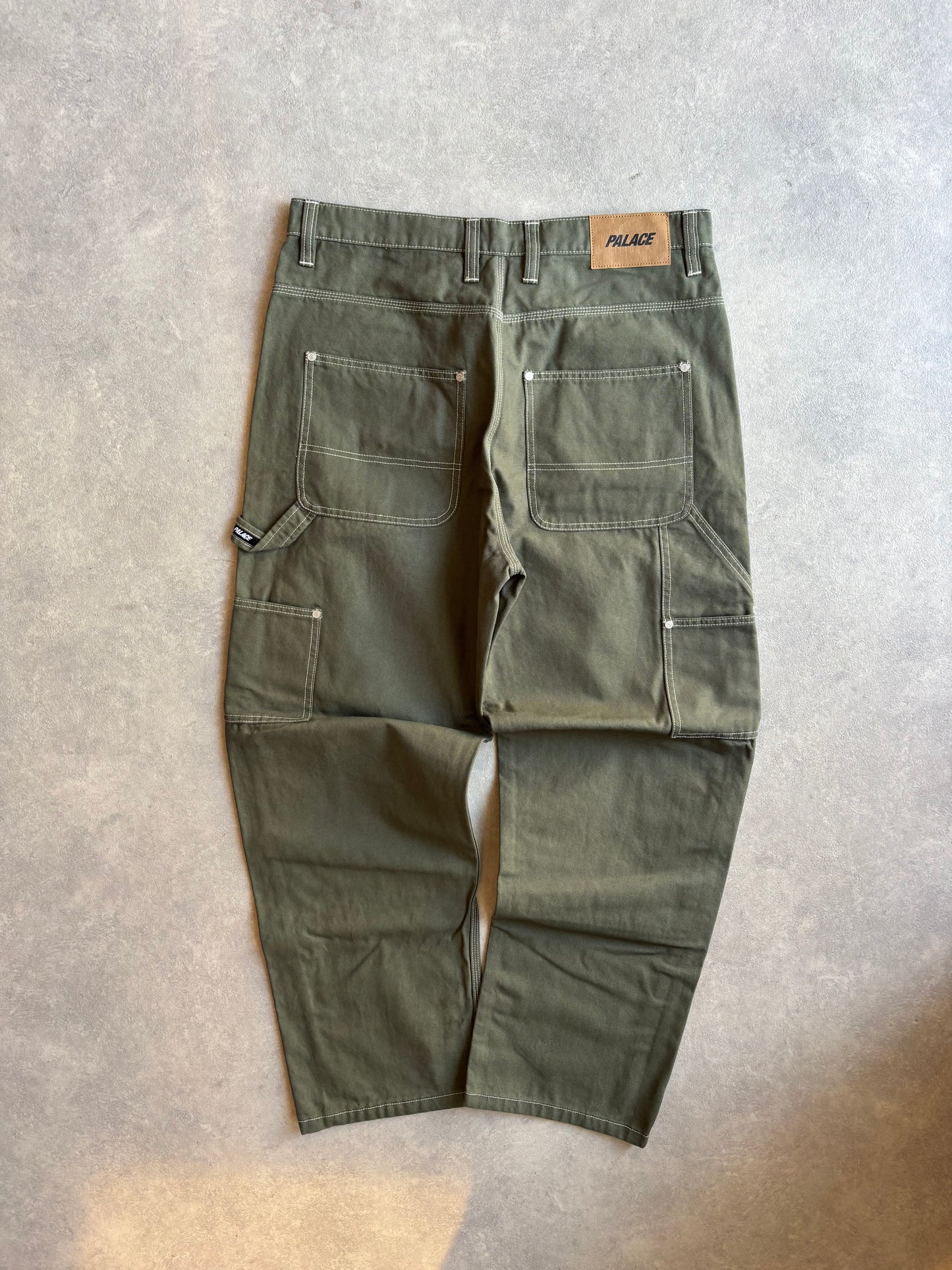Palace 10 Oz Double Knee Pant The Deep Green 34