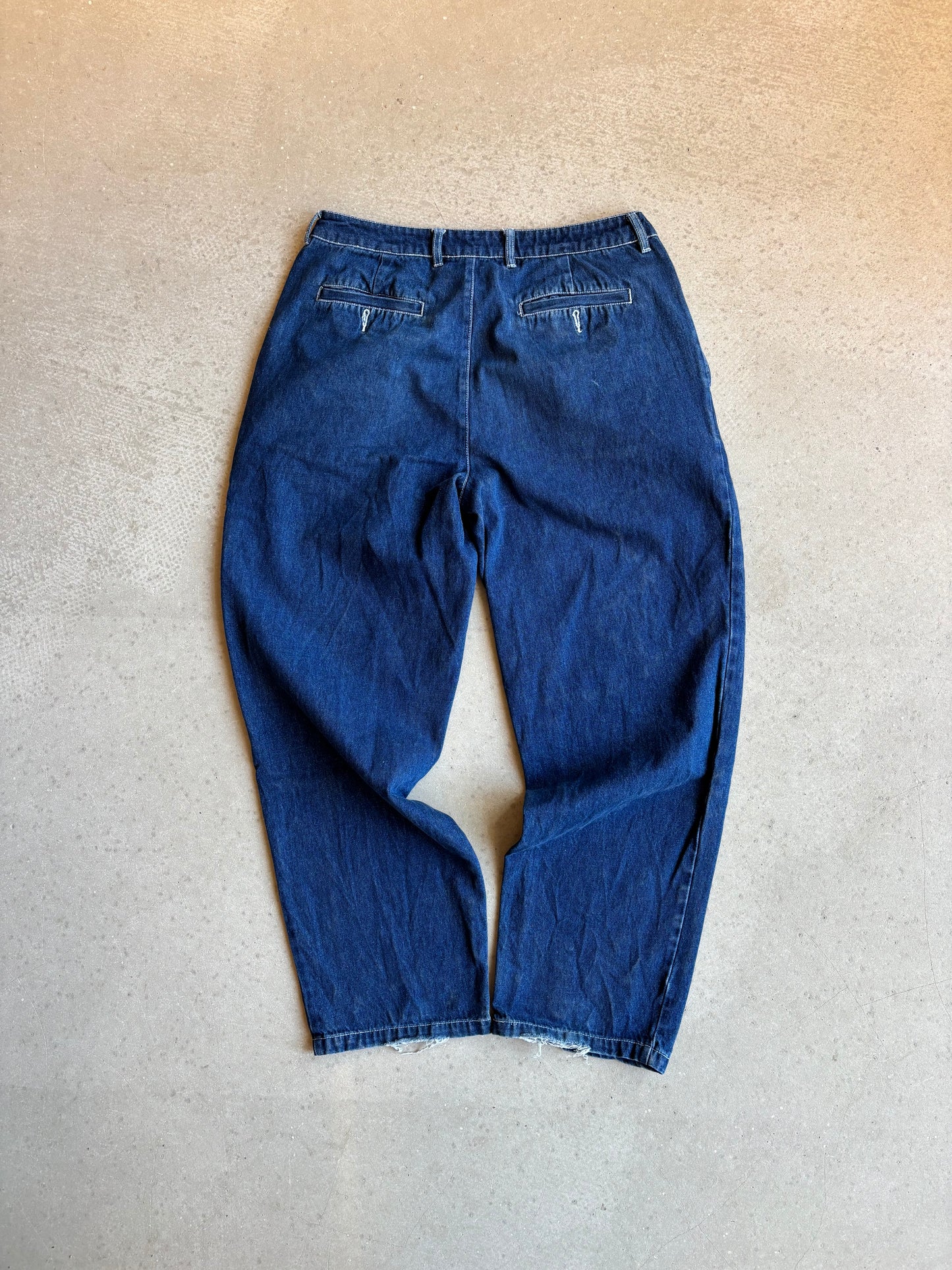 Pop Trading Company Baggy Jeans Blue Large