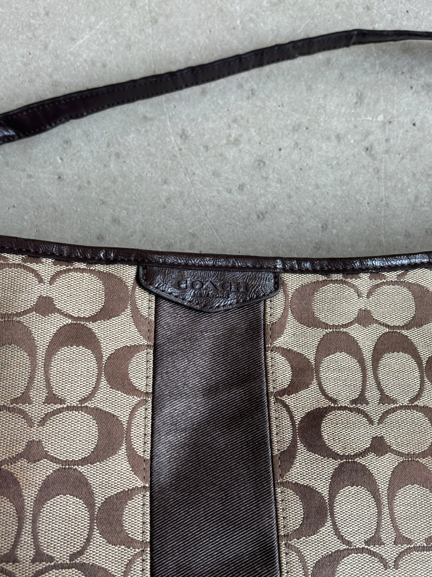 Coach Canvas Monogram Bag