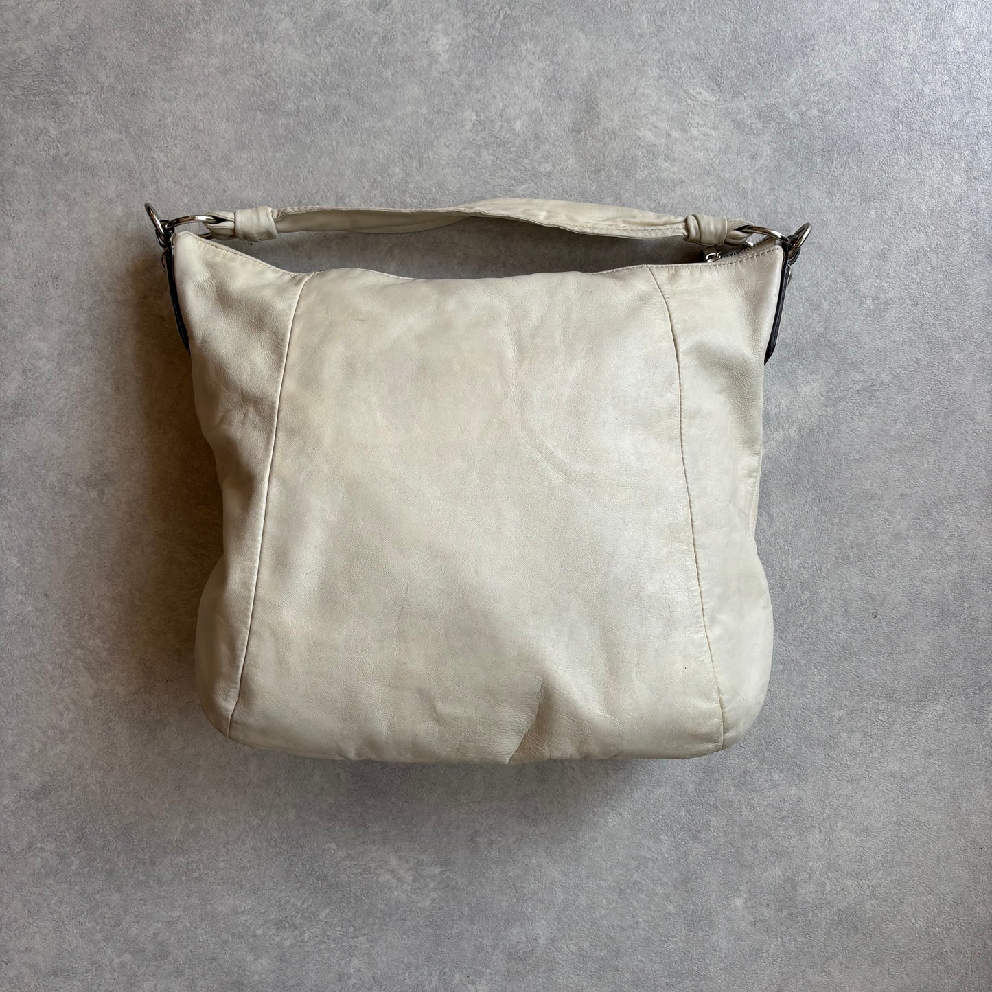 Coach Kristin Hobo Shoulder Bag White