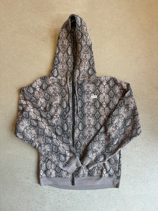 PATTA  Snakeskin Zip-up Hoodie  M