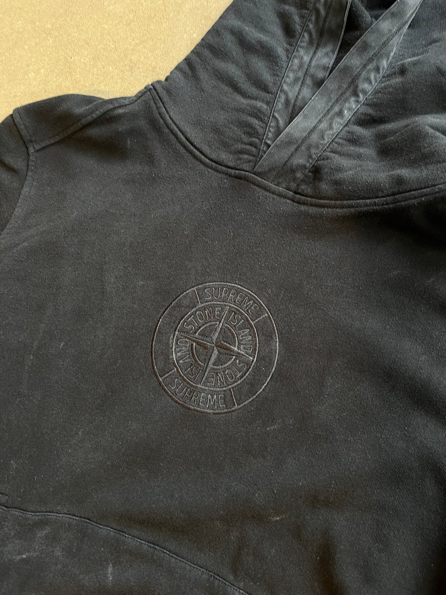 Supreme x Stone Island Hoodie Black S