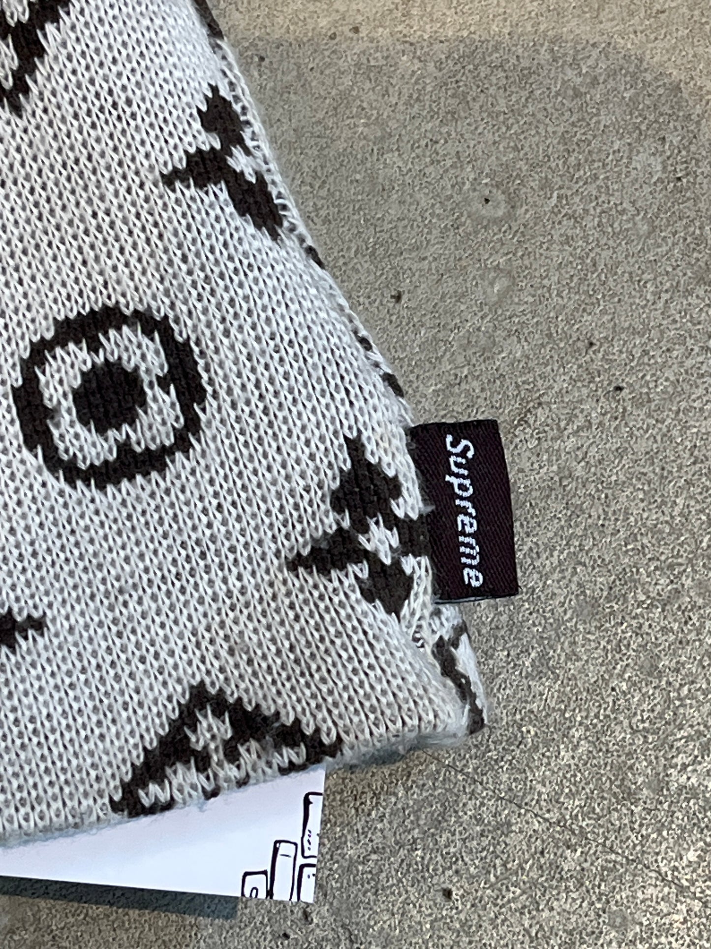 Supreme Monogram Beanie 2001 Beige