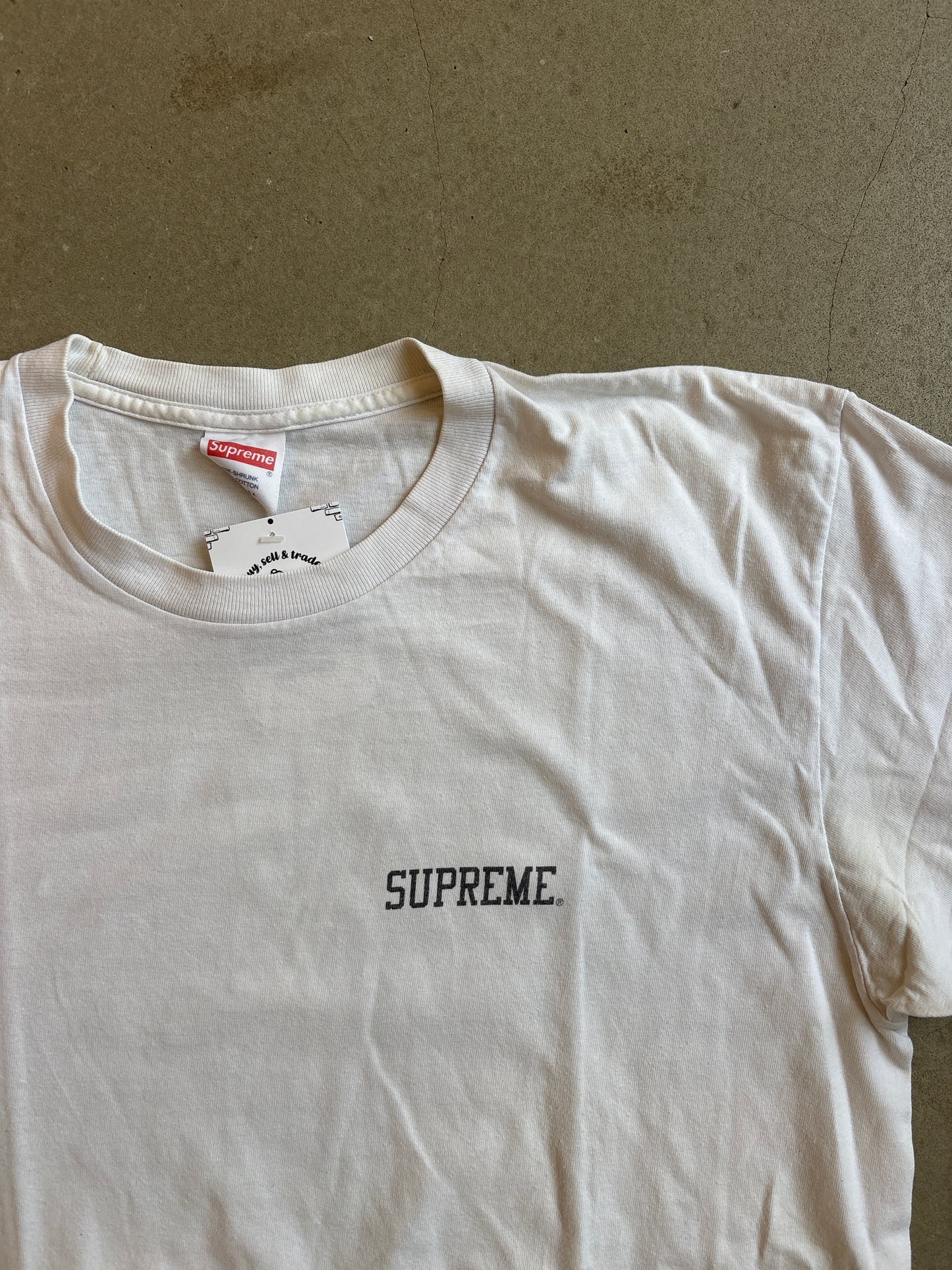 Supreme Ruff Ryders FW14 Tee White L