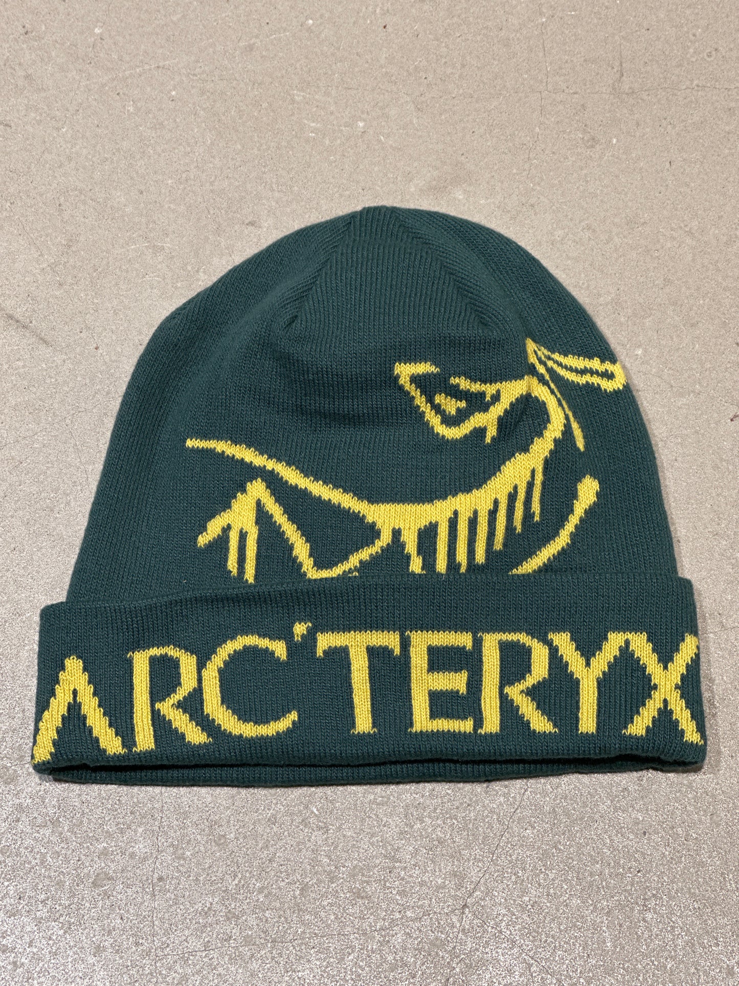 Arc'Teryx Bird Word Beanie Green/Yellow