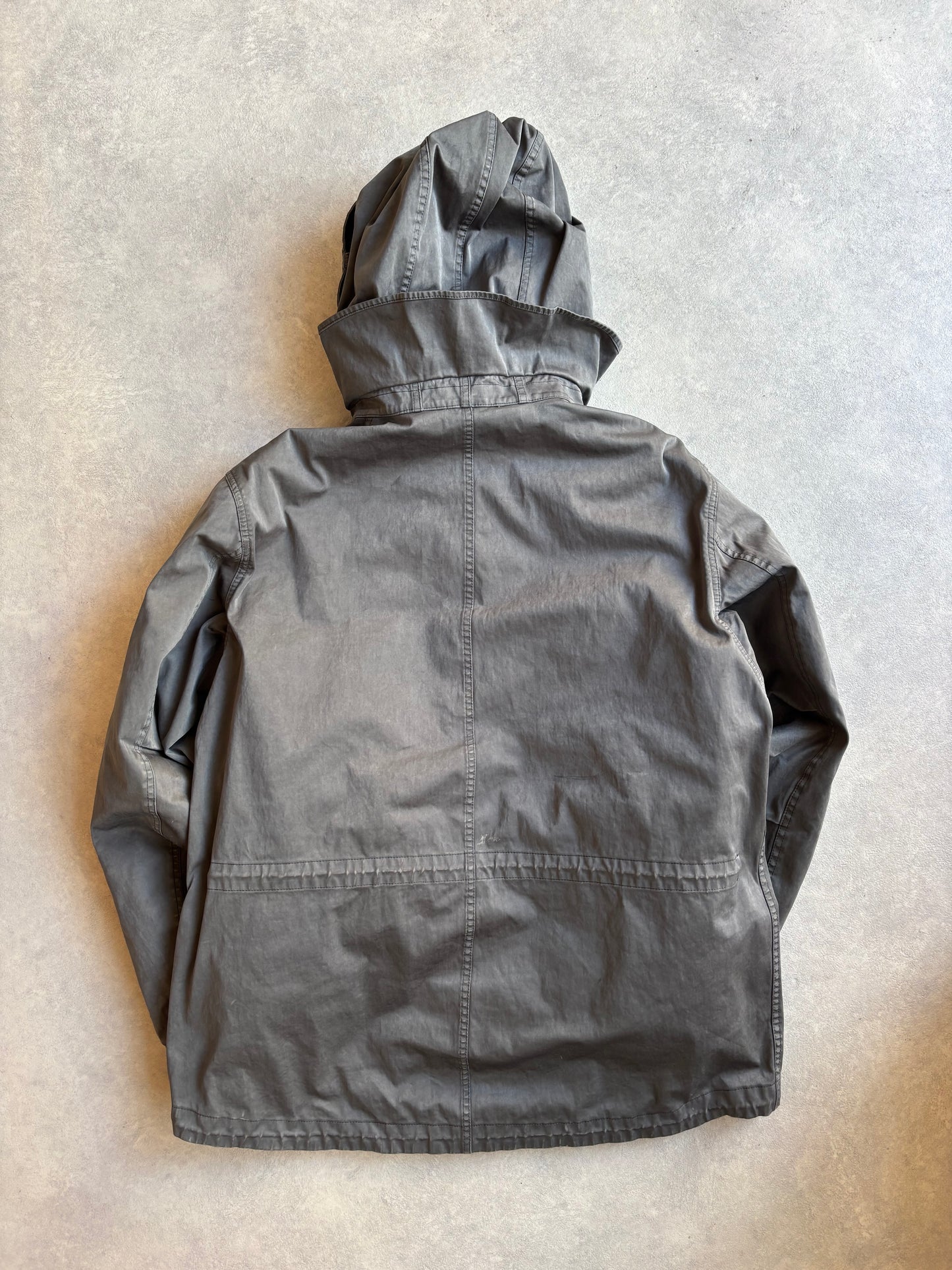 Ten C Down Lined + Hooded Parka Grey M