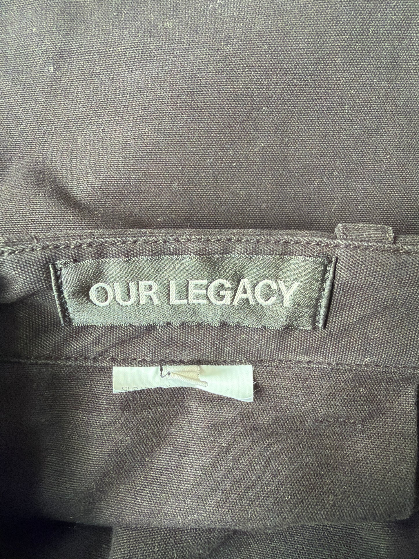 Our Legacy Cargo Black 54