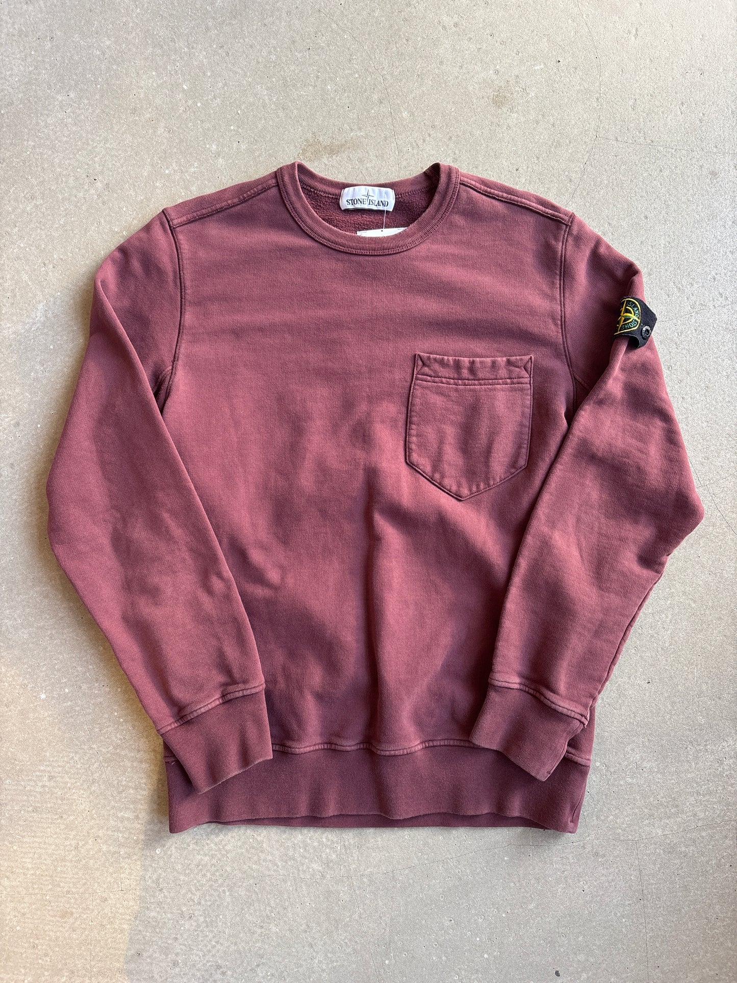 Stone Island Pocket Sweater Red Medium