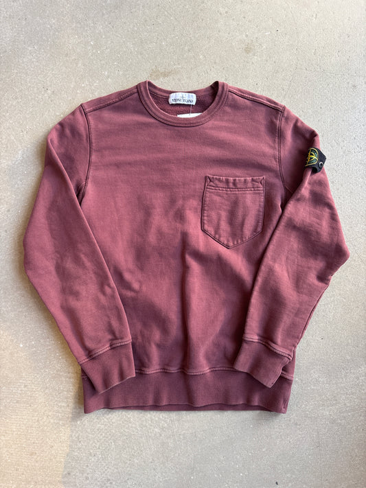 Stone Island Pocket Sweater Red Medium