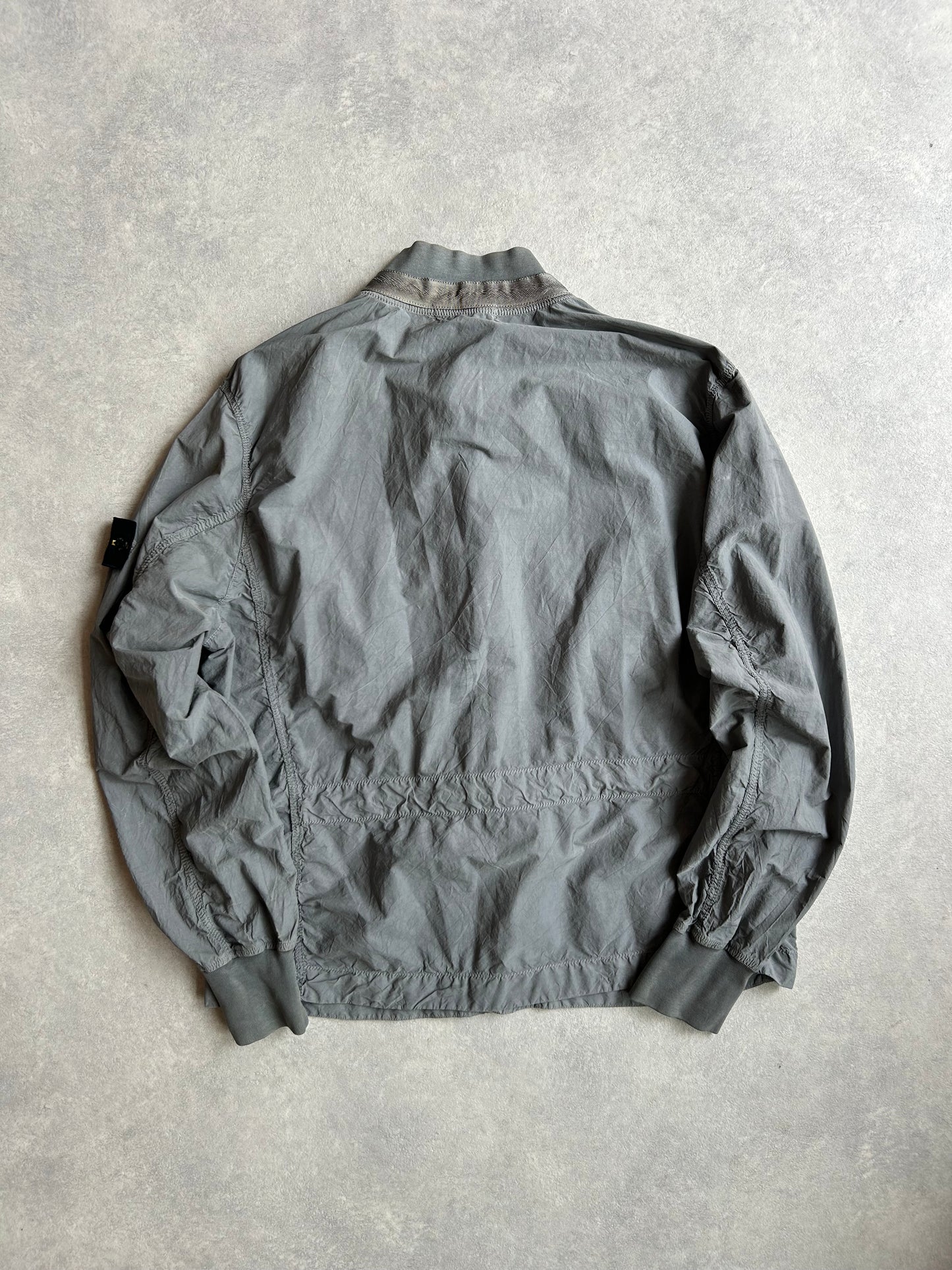 Stone Island Cotton-NY Dyed Overshirt Grey XL