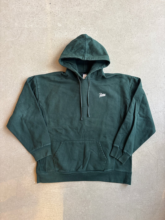 Patta Small Logo Hoodie Green XL
