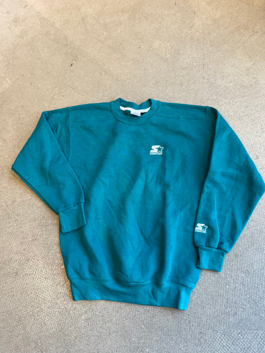 Starter Made in USA Sweater Blue Small