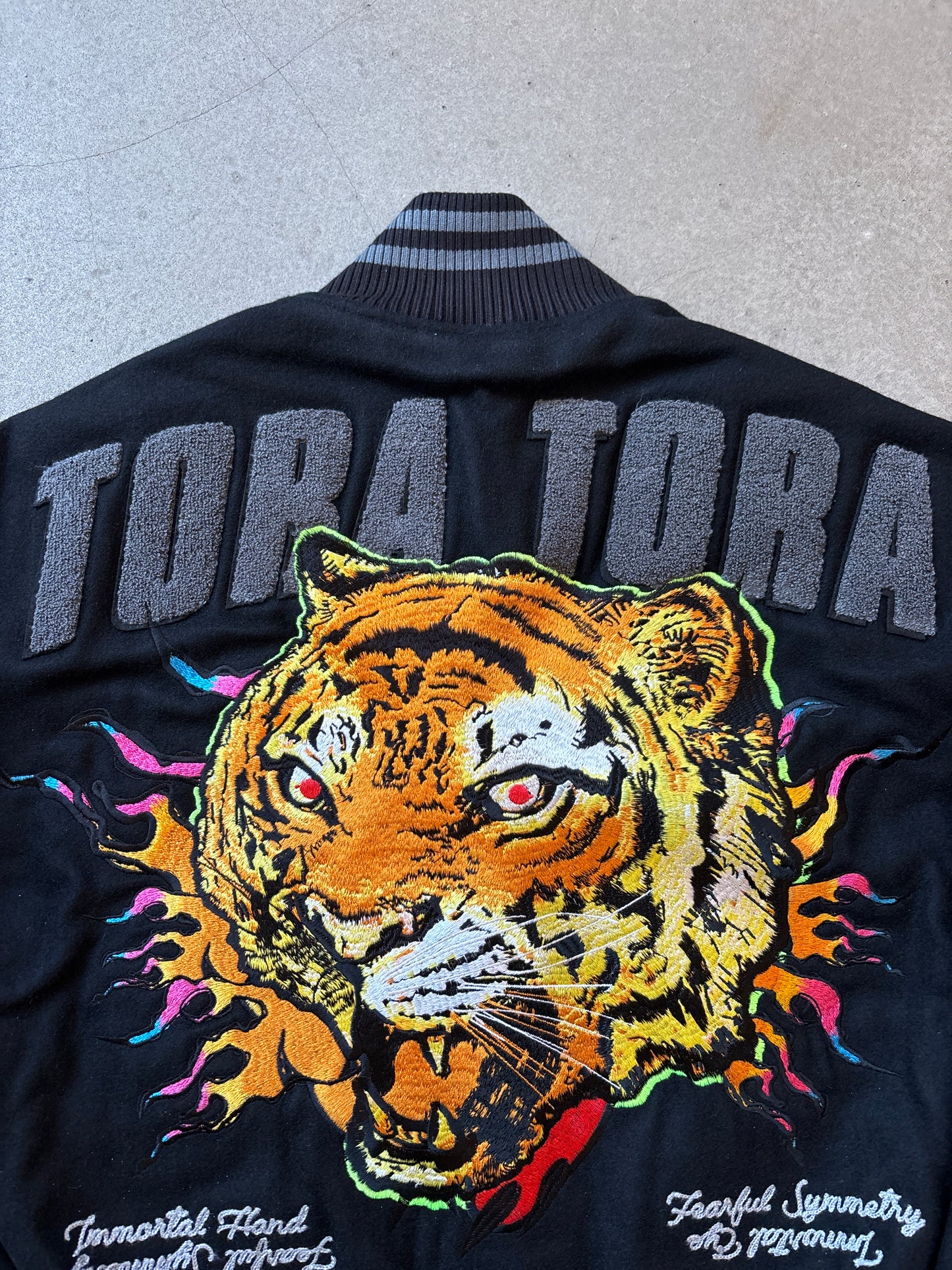 Palace Tora Tora Varsity Jacket Black
