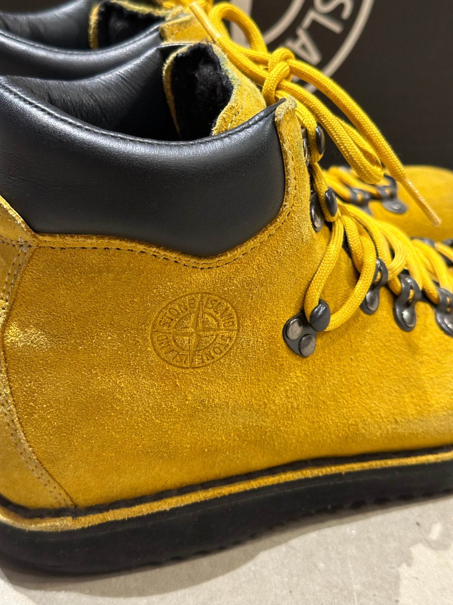 Stone Island Tracking Boots Yellow 40