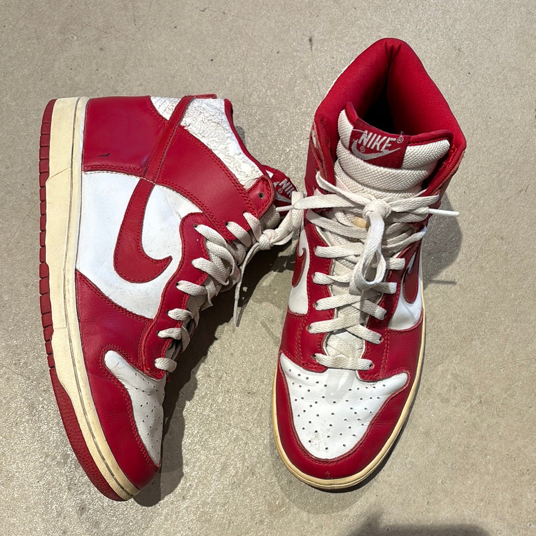 Nike Dunk High Varsity Red White 44