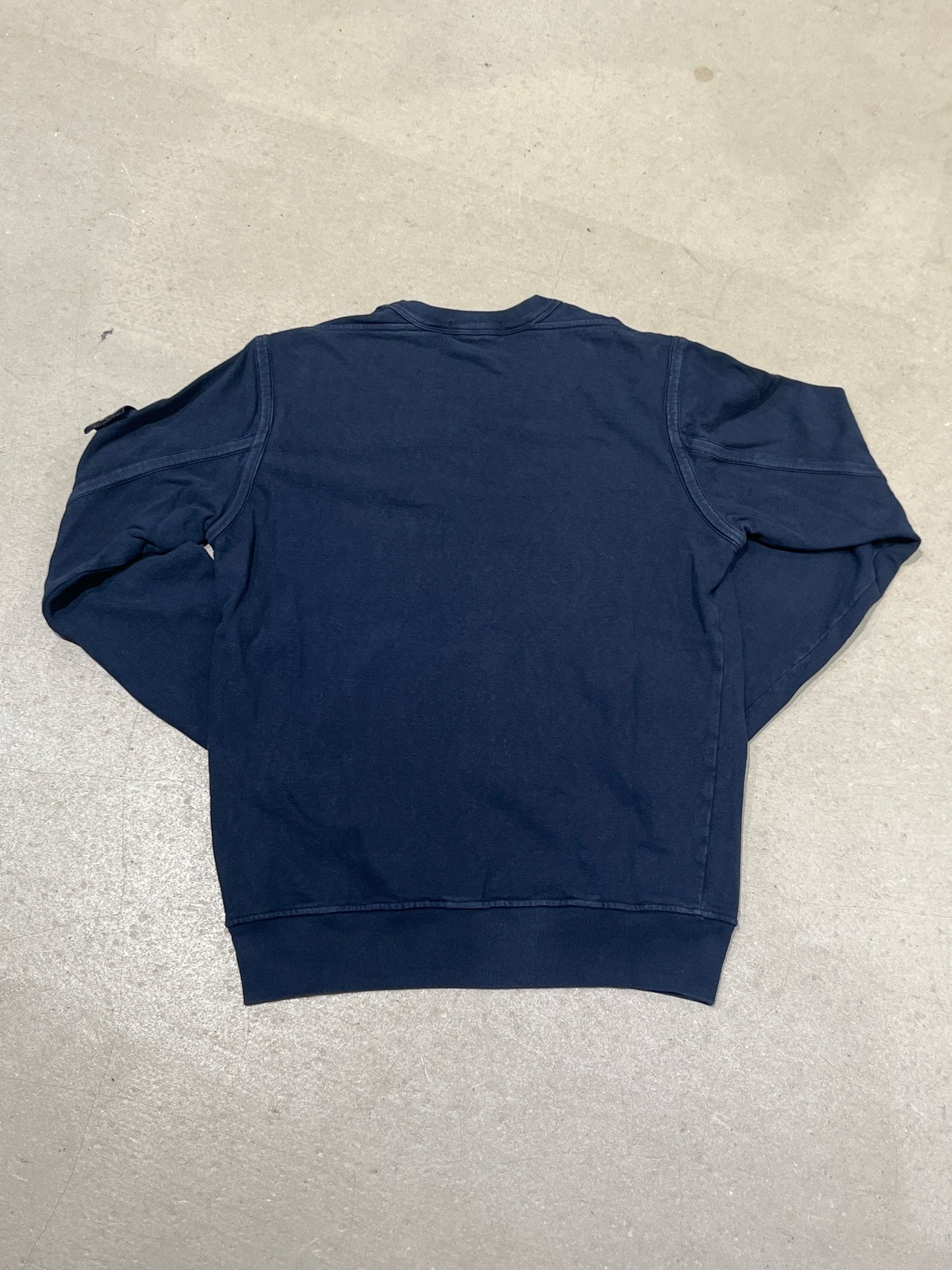 Stone Island Pocket Crewneck Navy Large