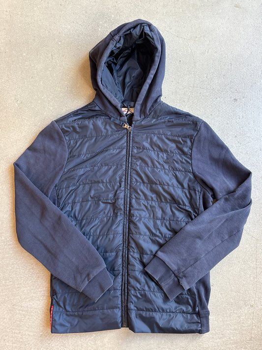 Prada Padded Cardigan L Navy