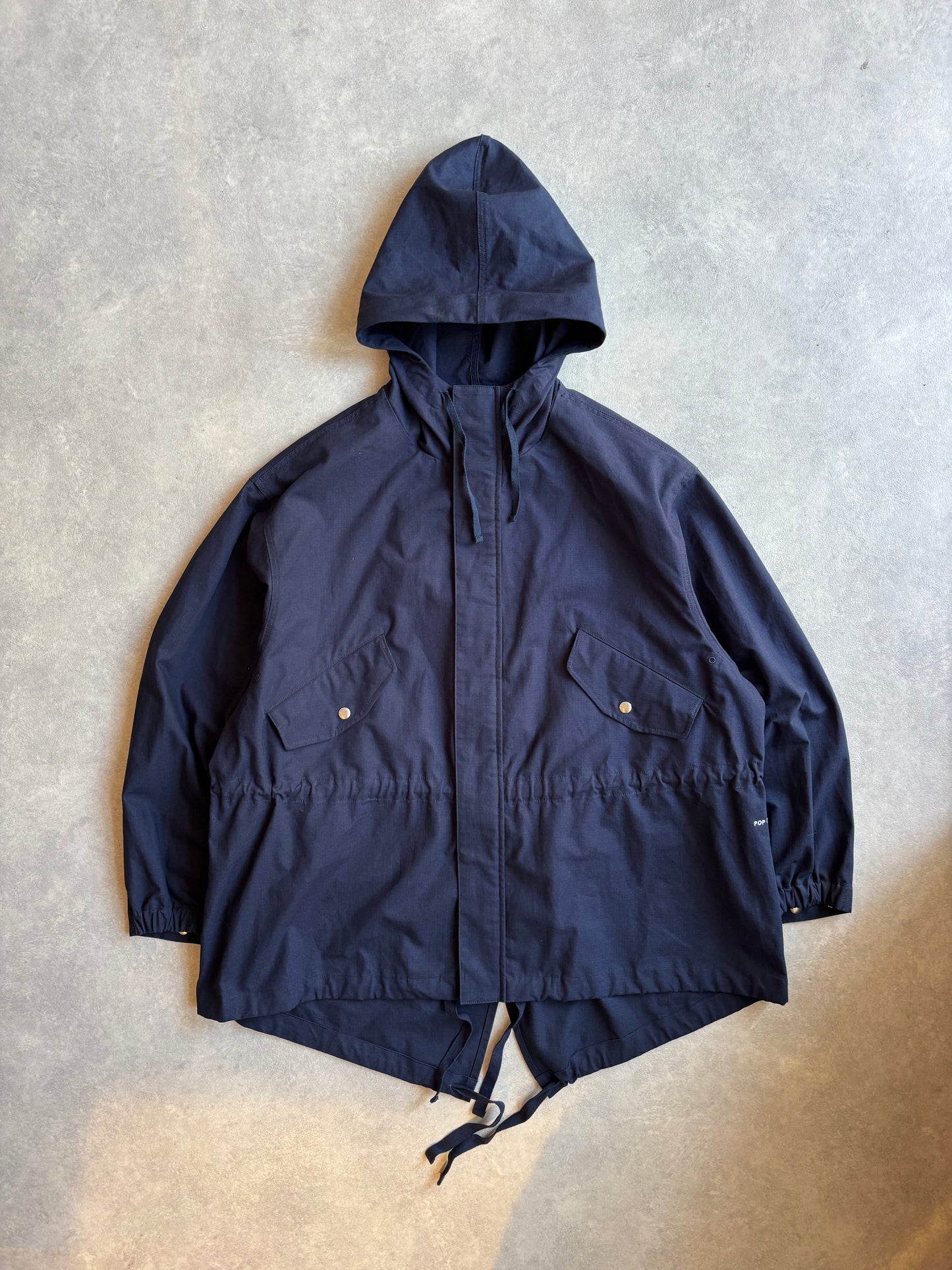 Pop Trading Company Fish Tail Jacket Navy XL