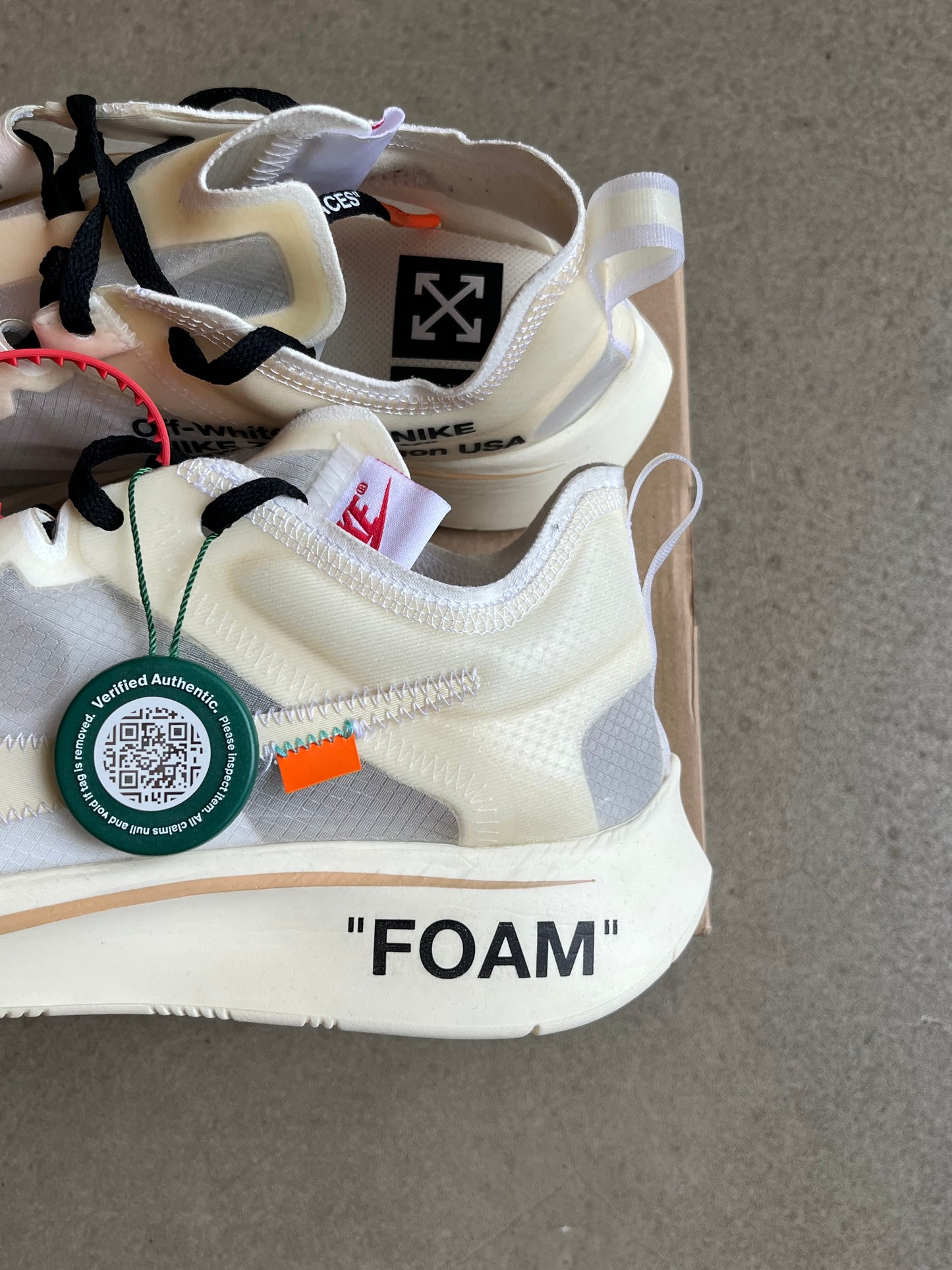 Nike Zoom Fly Off-White White 44