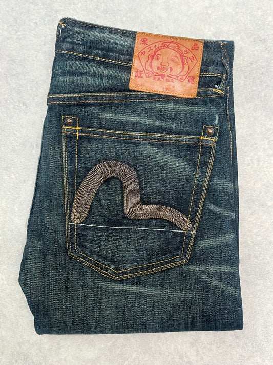 Evisu Skinny Shiny Jeans Size 32