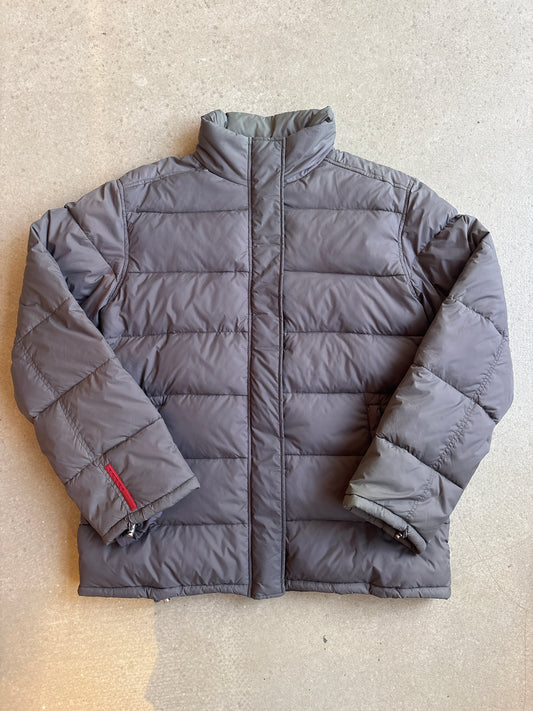Prada Puffer Jacket Grey M