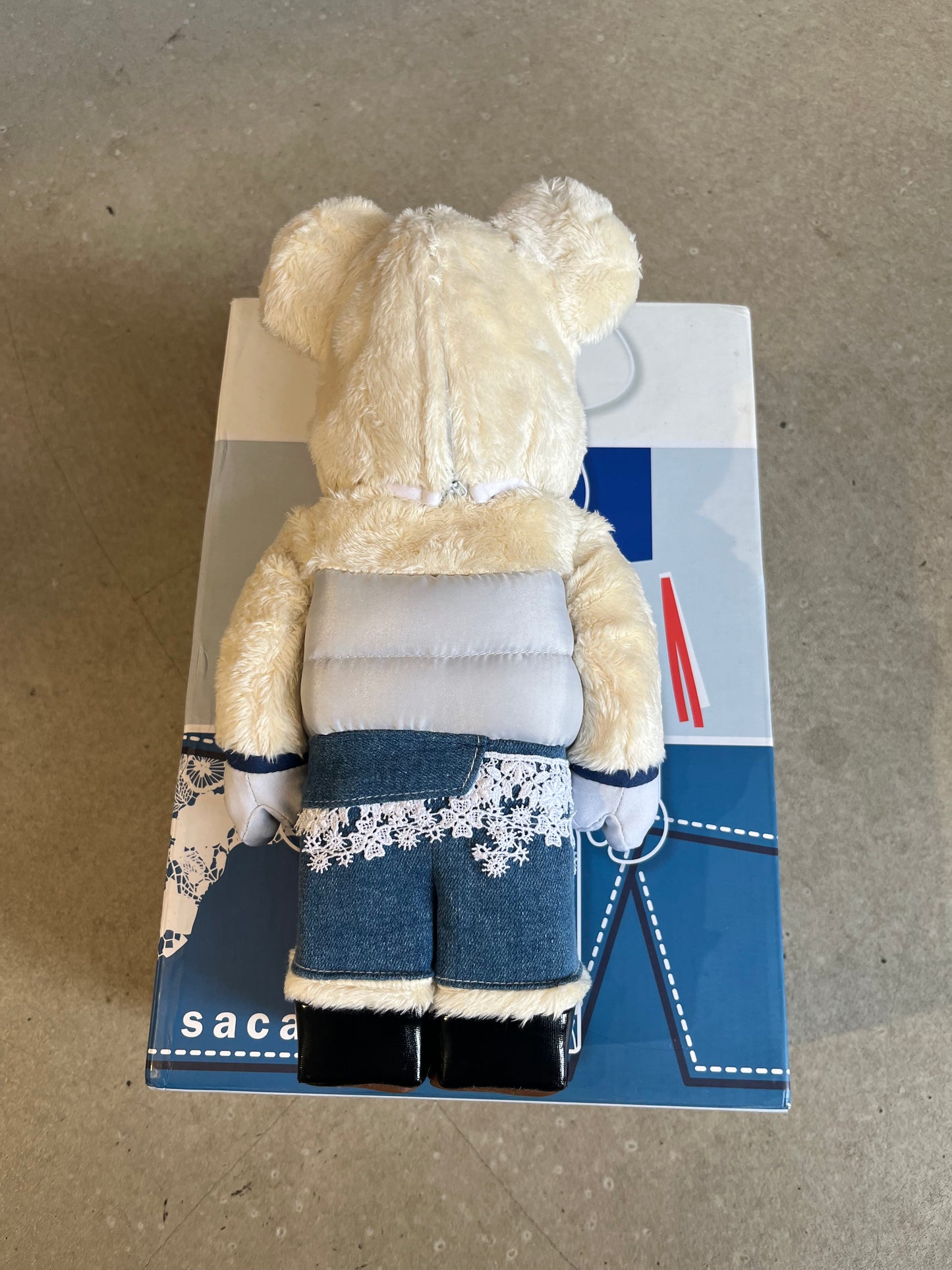 Bearbrick Sacai 400% White