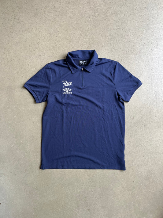 Patta x Umbro Short Sleeve Polo Navy XL