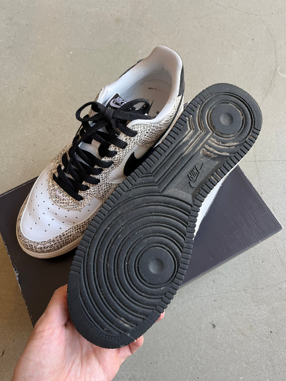Nike Air Force 1 Low Cocoa Snake Size US 11 EU 45