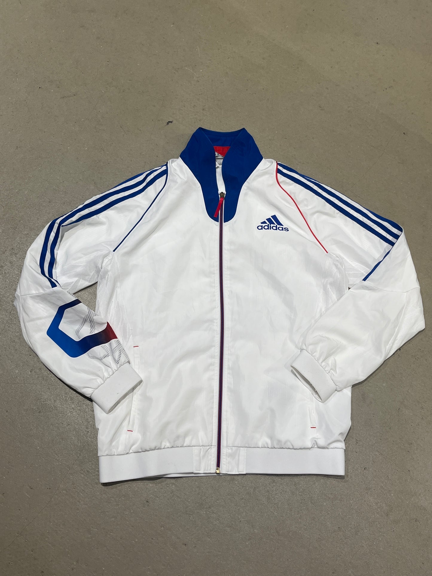 Adidas Track Jacket Olympic France White M