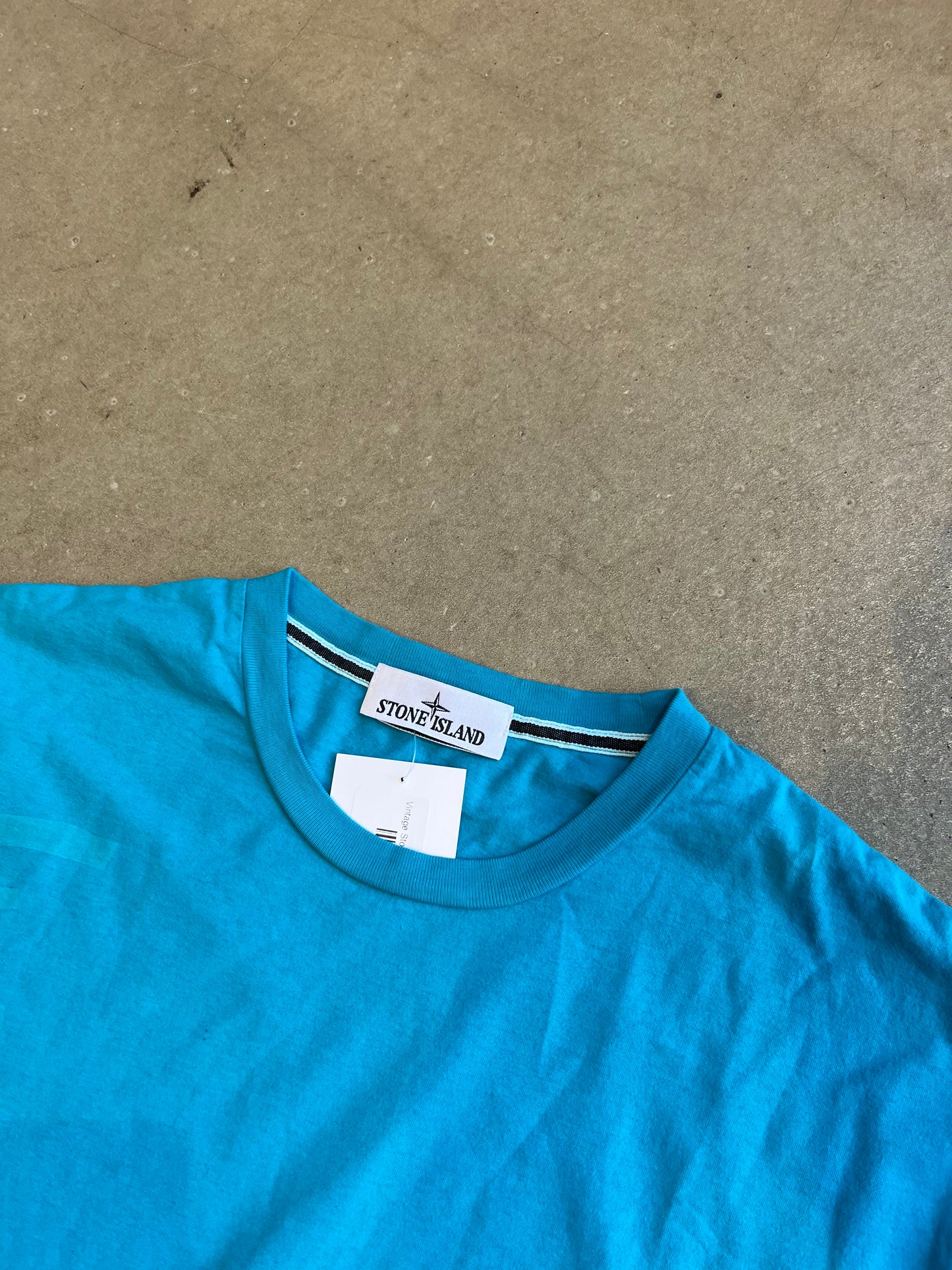 Vintage Stone Island Blue Tee XXL