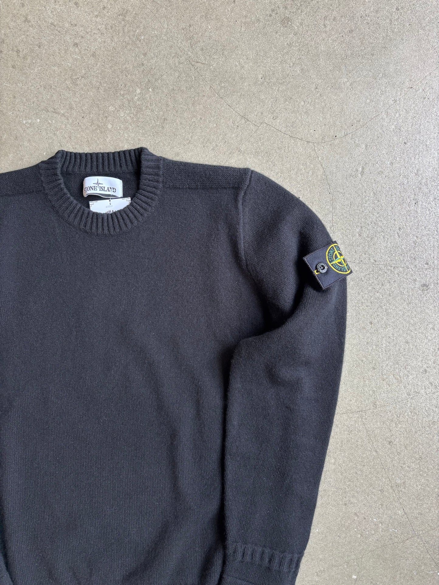 Stone Island Cashmere Knit Black Small