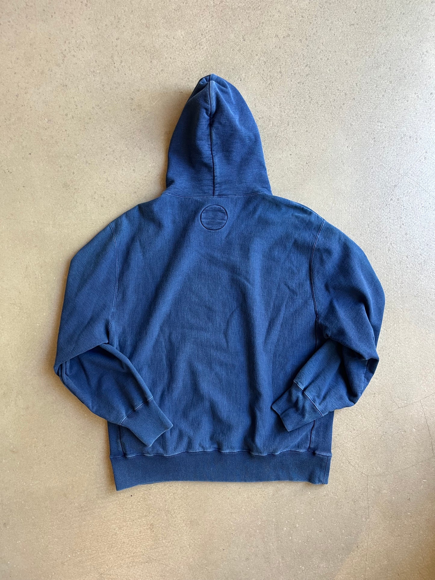 Japanese Pure Indigo Blue Blue Hoodie XL