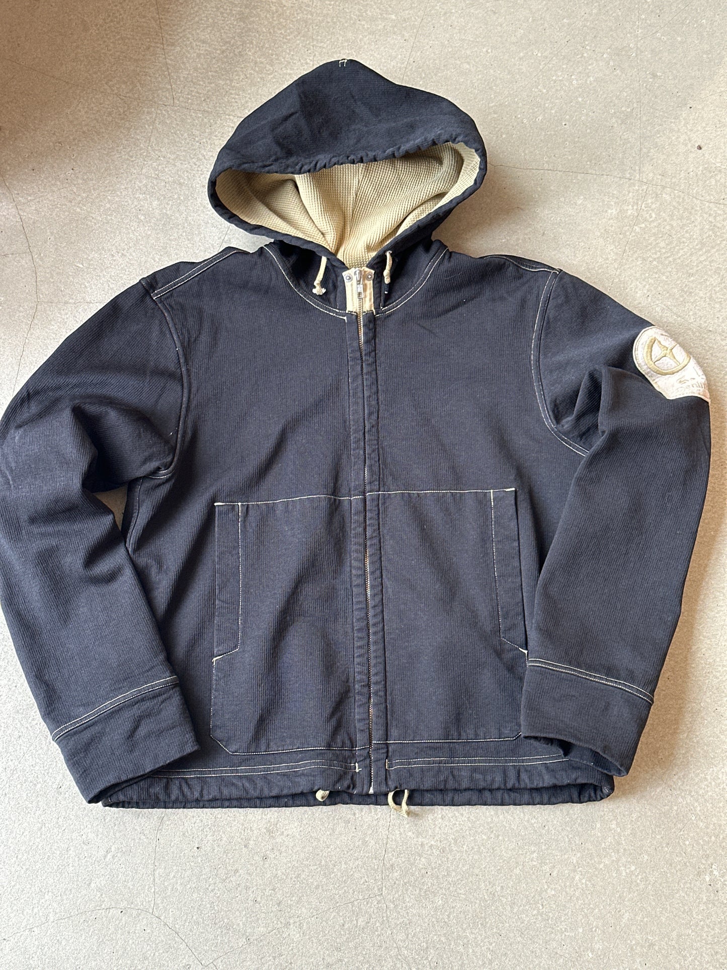 Stone Island Denim Jacket L Black Nylon