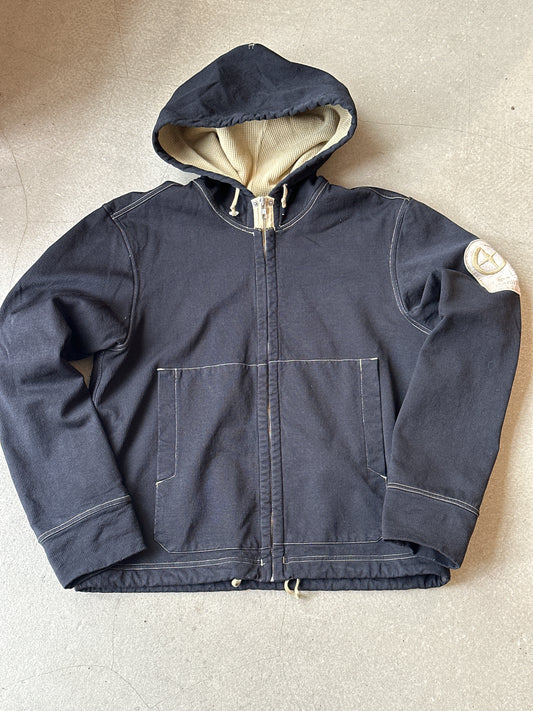 Stone Island Denim Jacket L Black Nylon