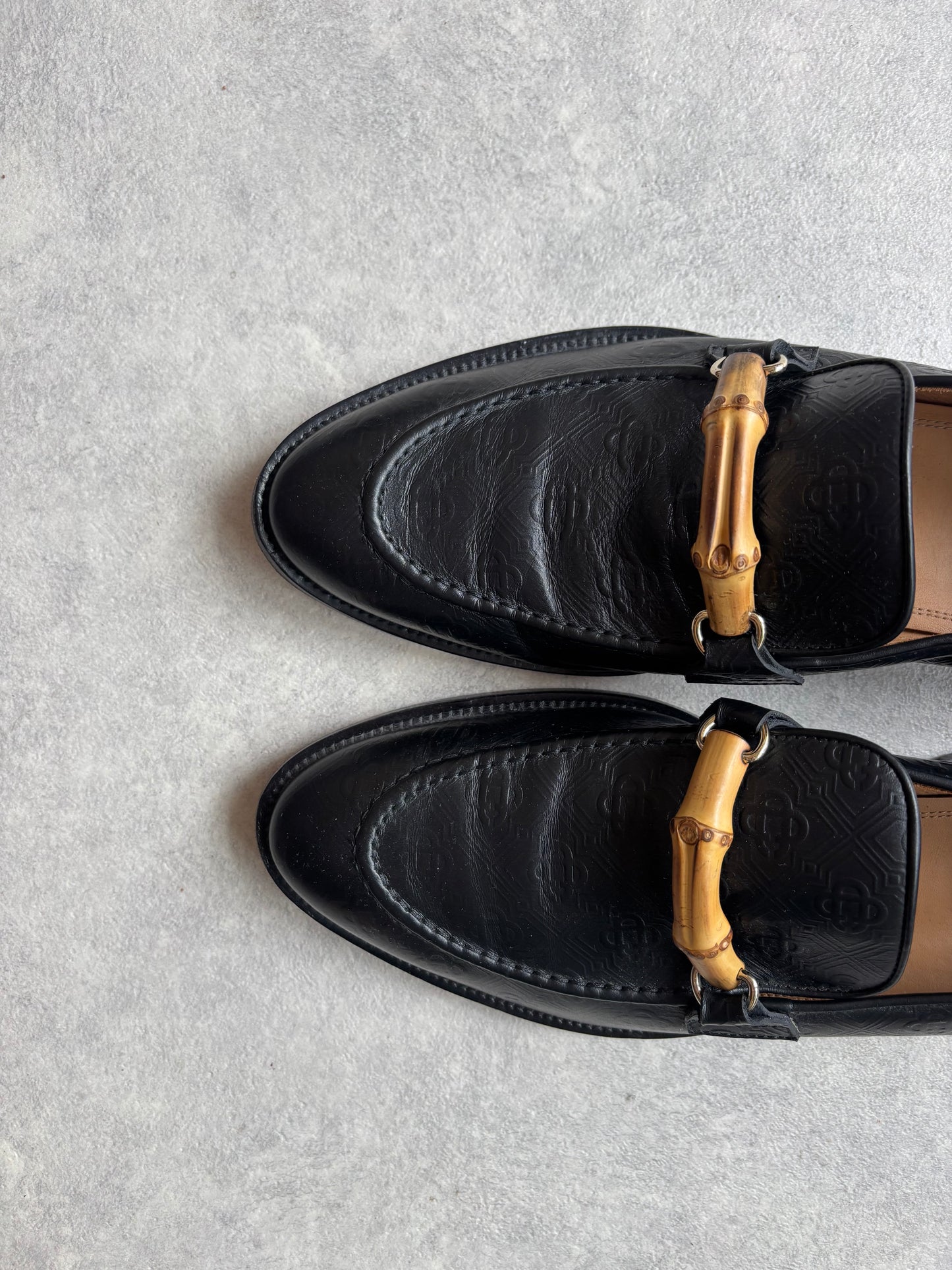Casablanca Bamboo Leather Loafers 44