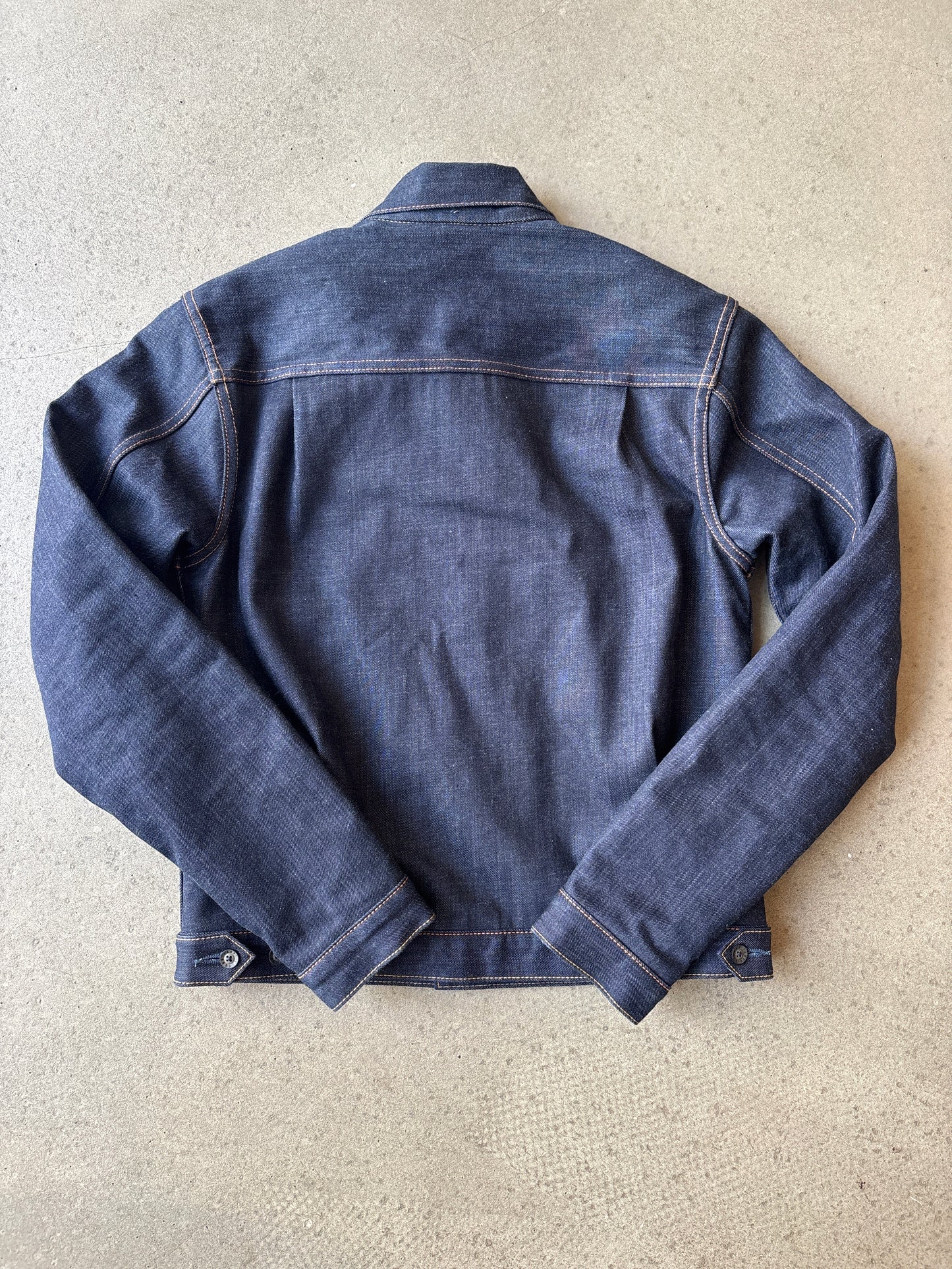 Evisu Deluxe Tissu Du Japon Taizo Jacket Indigo Size 40