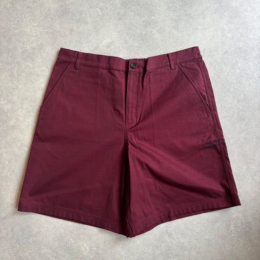 Burberry x Pop Trading Company Shorts Burgundy XXL