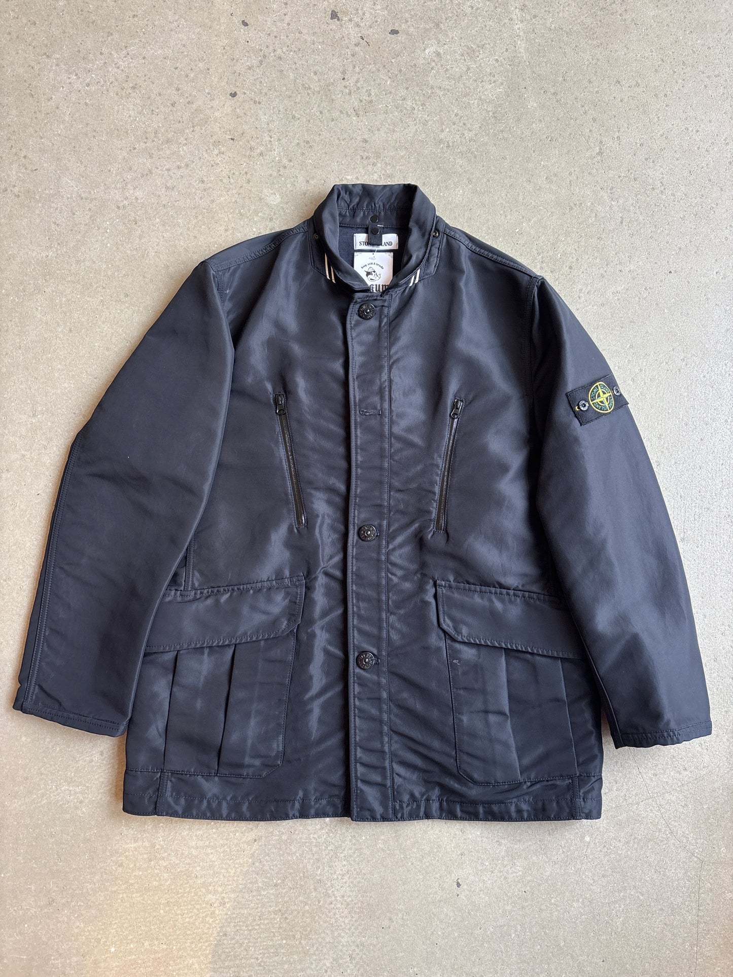 Stone Island Mil Spec Flying Raso Black XXL
