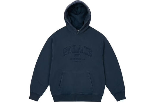 Palace Unitas Pigment Wash Hood Navy