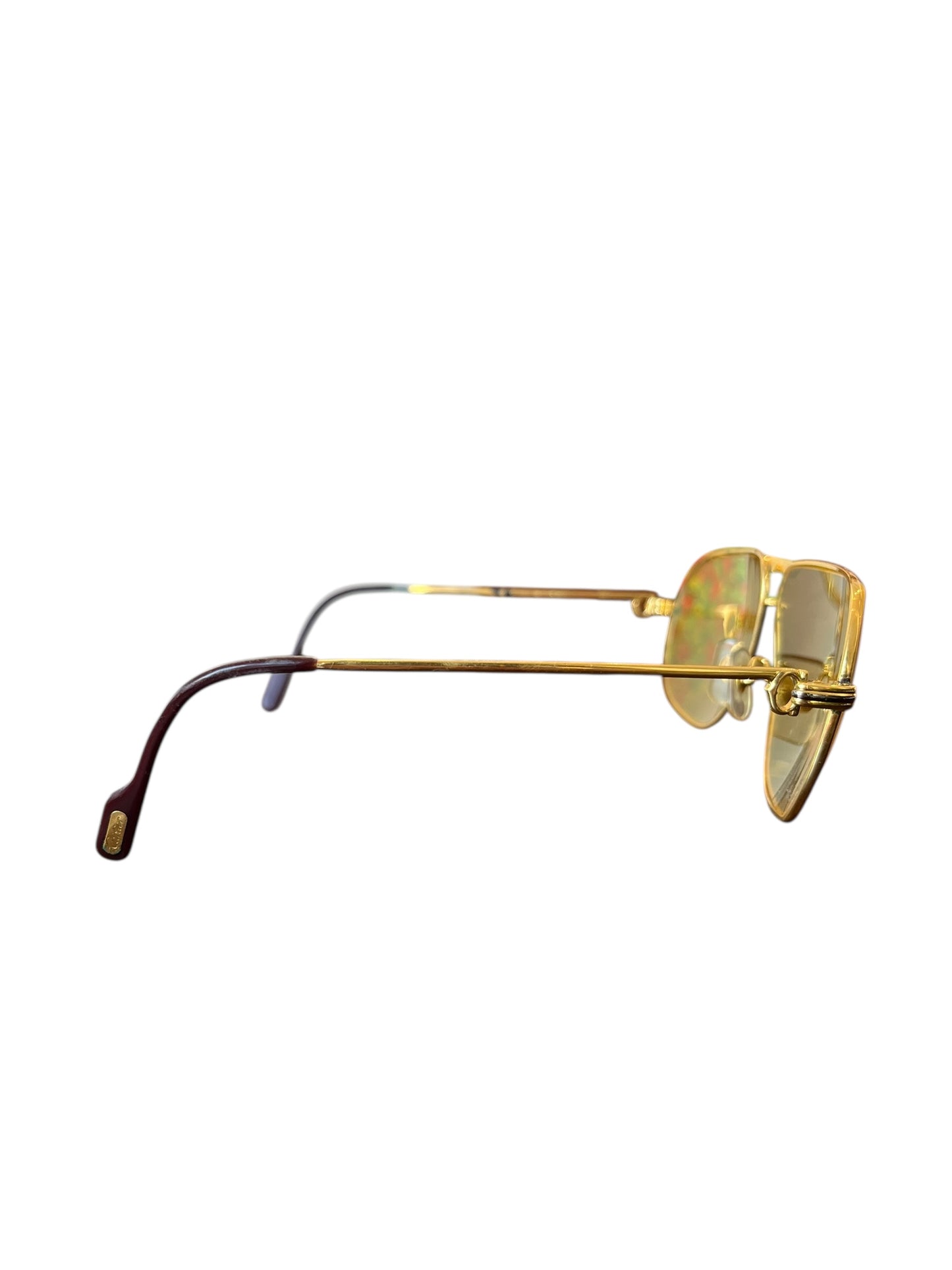Vintage Cartier Sunglasses Yellow