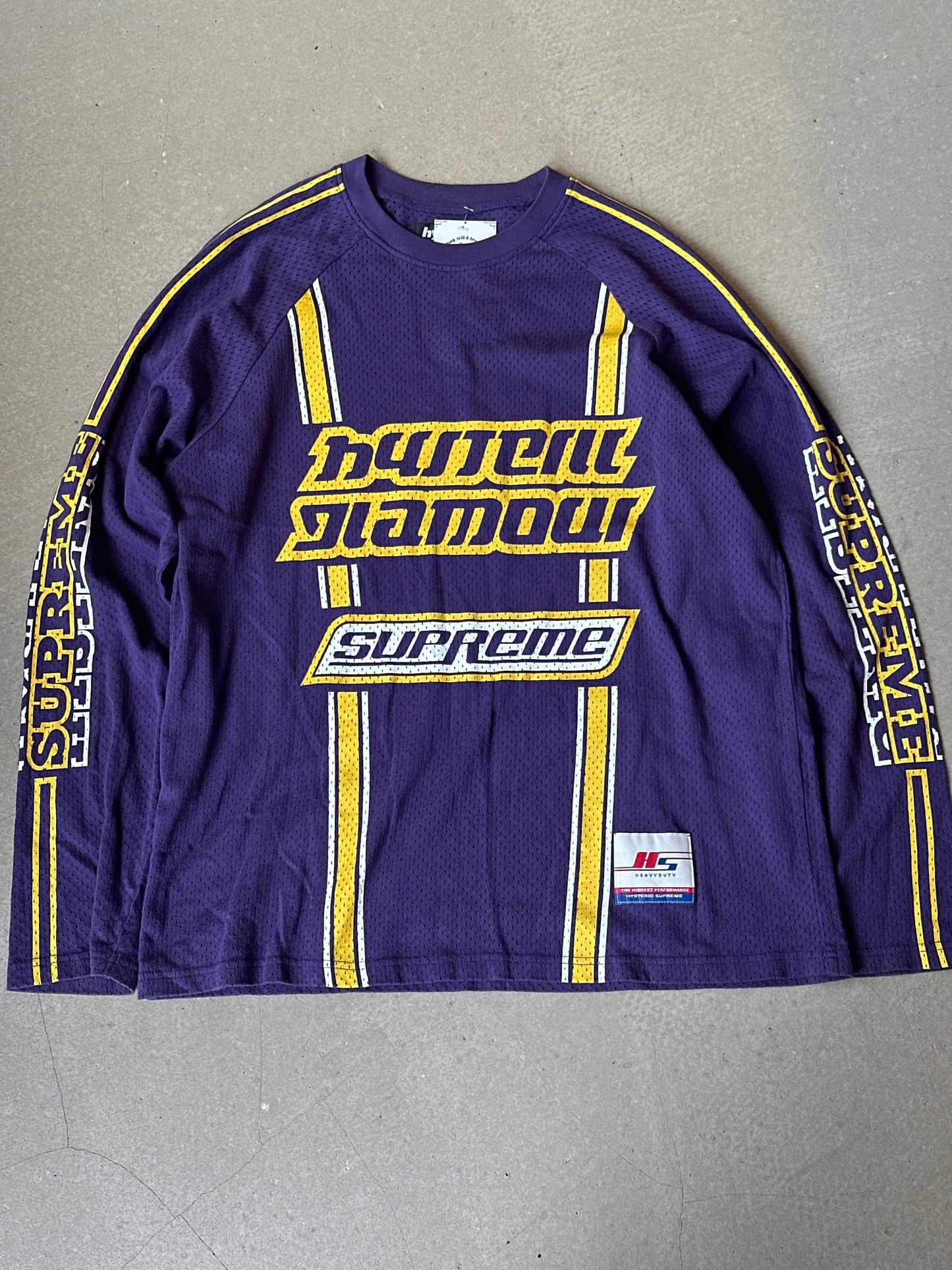 Supreme x Hysteric Glamour Mesh Long Sleeve Purple Medium